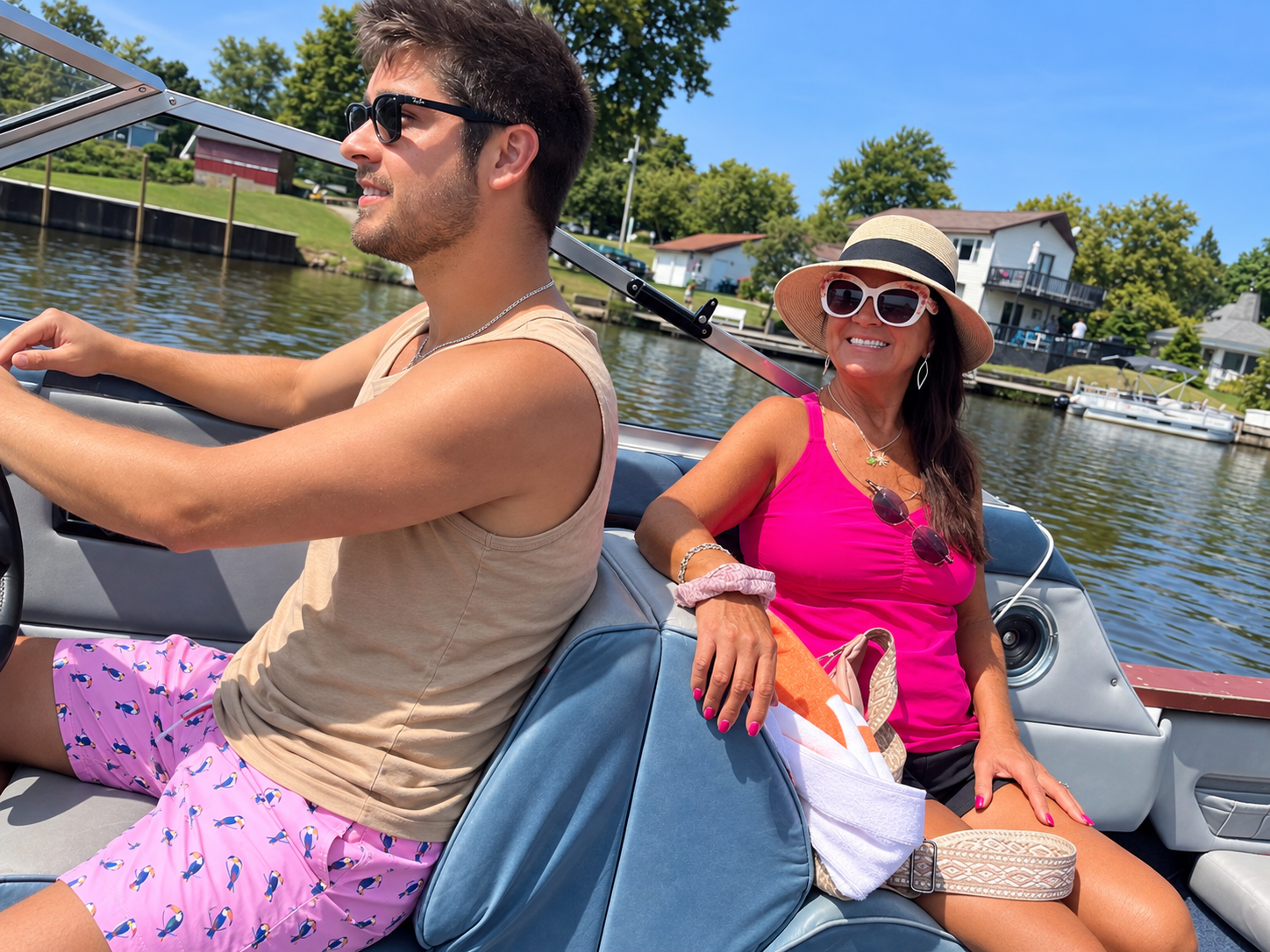 Steve enjoying a day on the water